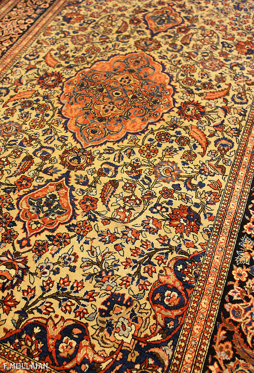 Alfombra Persa Antigua Isfahan n°:35578613